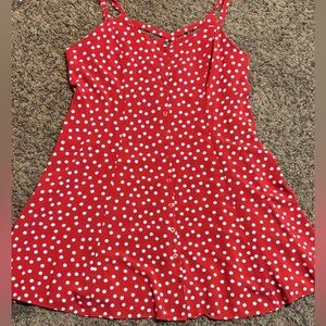 Plus Size Forever 21 Red and White Polka Dot Dress